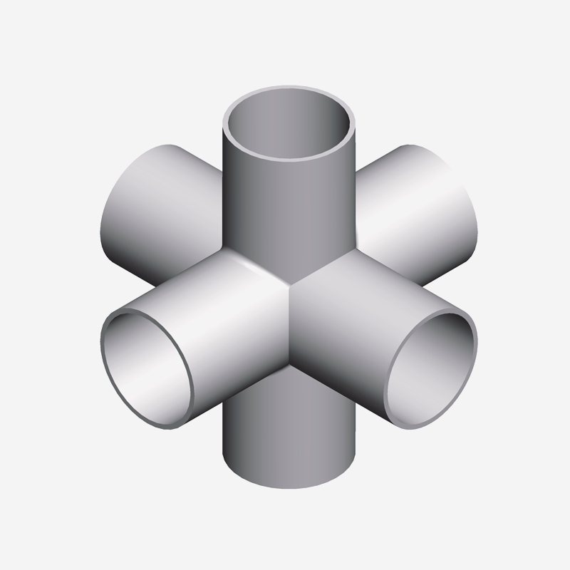 Six-Way Fitting