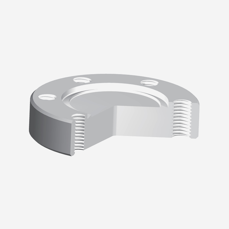 CF Blind Flange - Non-Rotatable, Threaded Holes