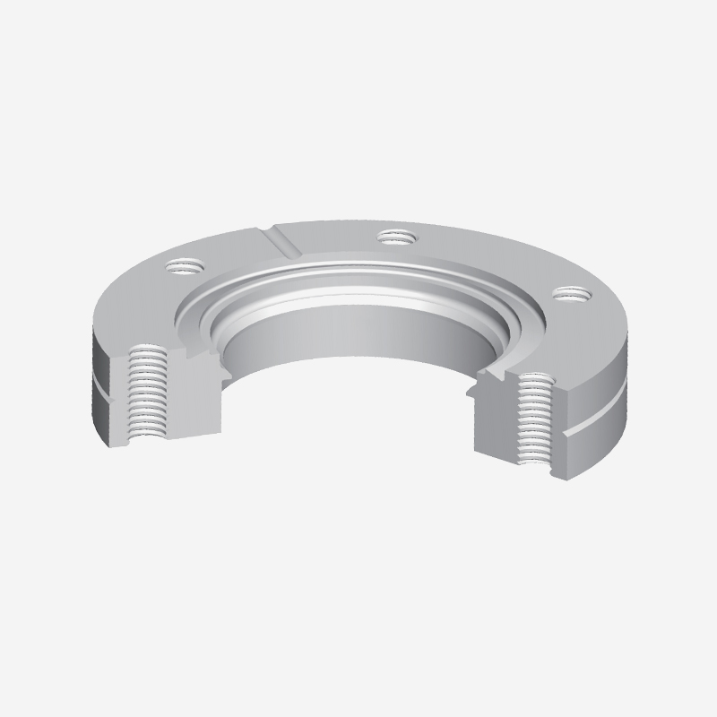 CF Flange - Non-Rotatable, Threaded Holes