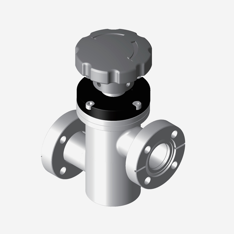 Z-Type Valve, CF Flange, Manual Operated, With Bellows