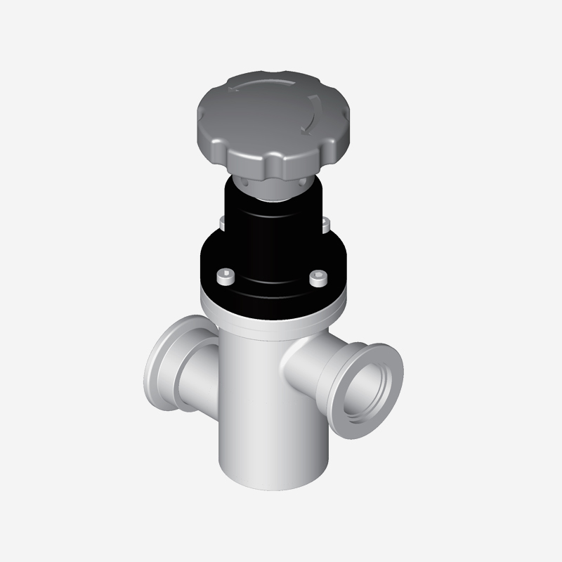 Z-Type Valve, KF Flange, Manual, Without Bellows