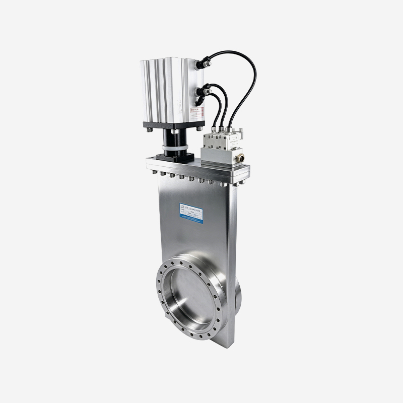 Ultra-high Vacuum 3-position Throttle Valve - CF Flange - Pneumatic Series