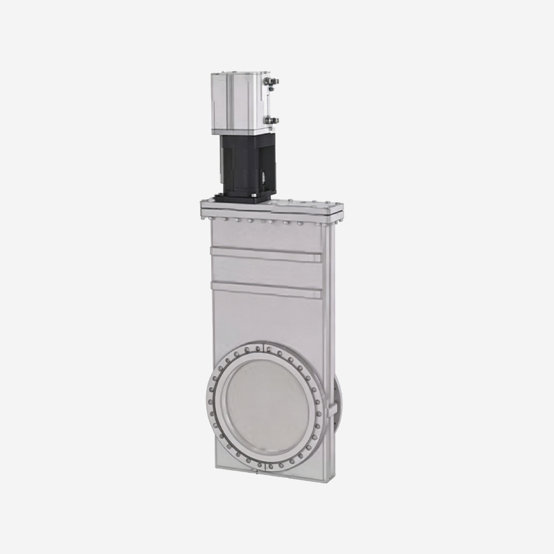 Ultra-high Vacuum Gate Valve (Linkage Type, Limit Switch) - CF Flange (Large Bore) - Pneumatic Series (With Bellows & Metal Seal Ring)