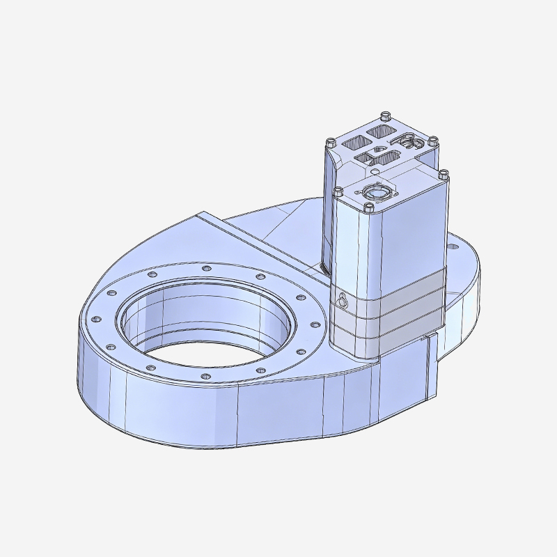 APC Swing Valve - Control System, Hard Anodized